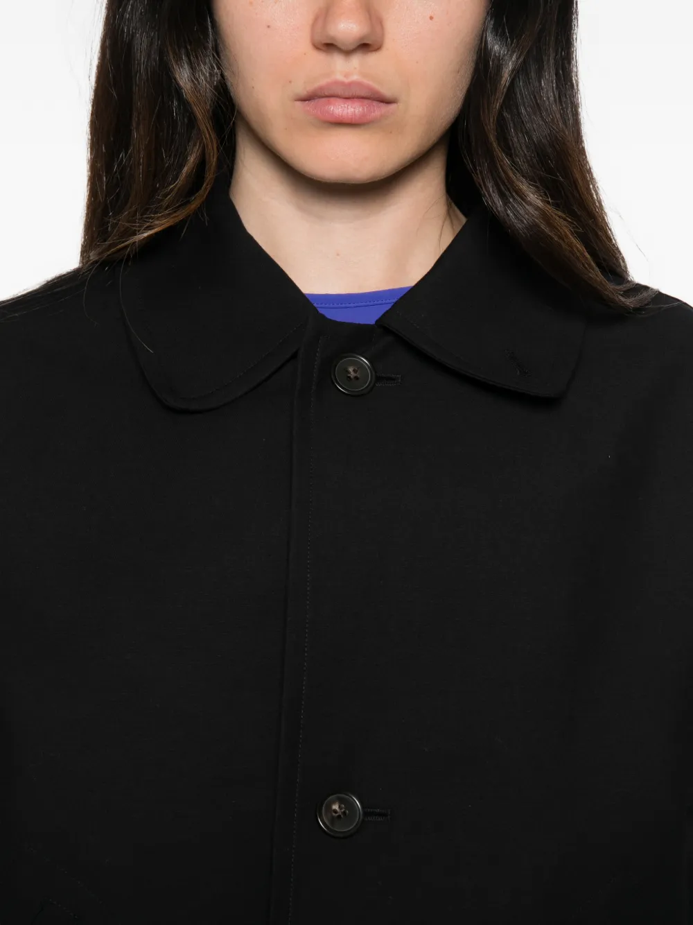 Sofie D'hoore Cima button-up oversized jacket Zwart