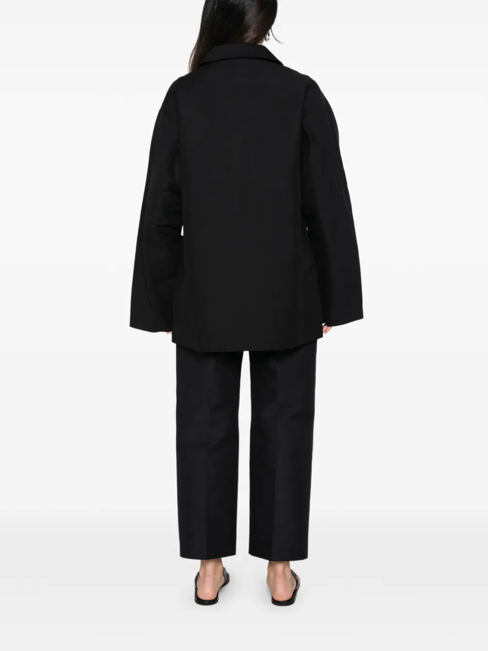 Sofie D'hoore Cima button-up oversized jacket Zwart