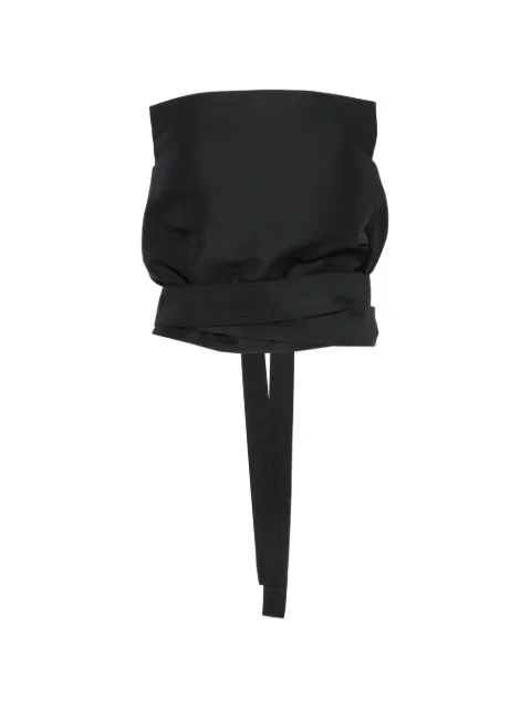 Sofie D'hoore top strapless Brel con detalle de moño