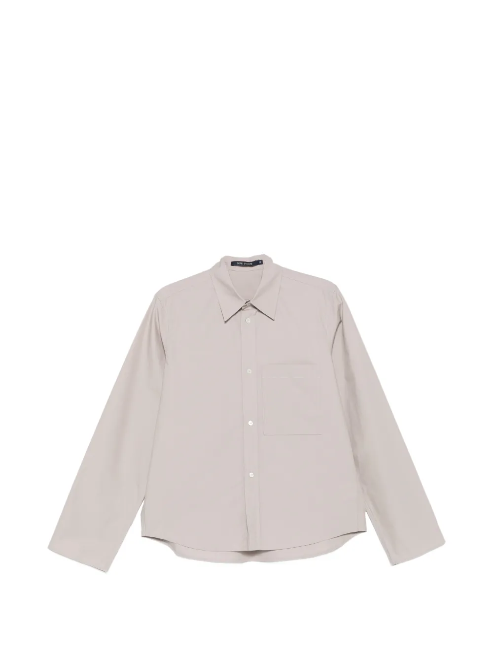 Sofie D'hoore Chest-pocket Button-up Shirt In Gray