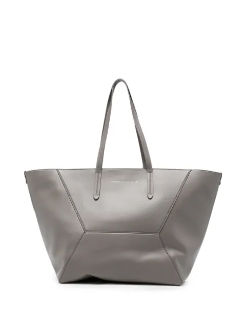 Brunello Cucinelli leather shoulder bag