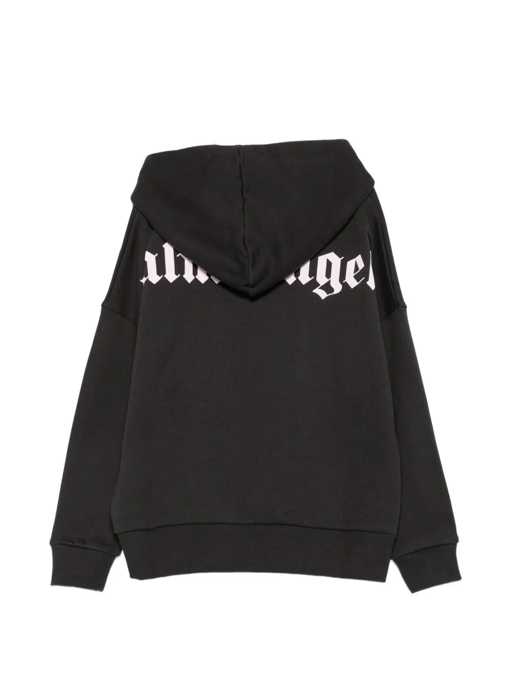 Palm Angels Kids Hoodie met logoprint Zwart
