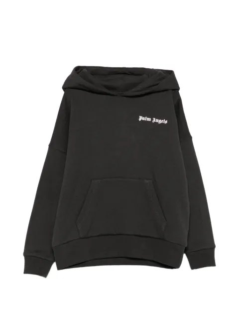 Palm Angels Kids logo-print pouch-pocket hoodie