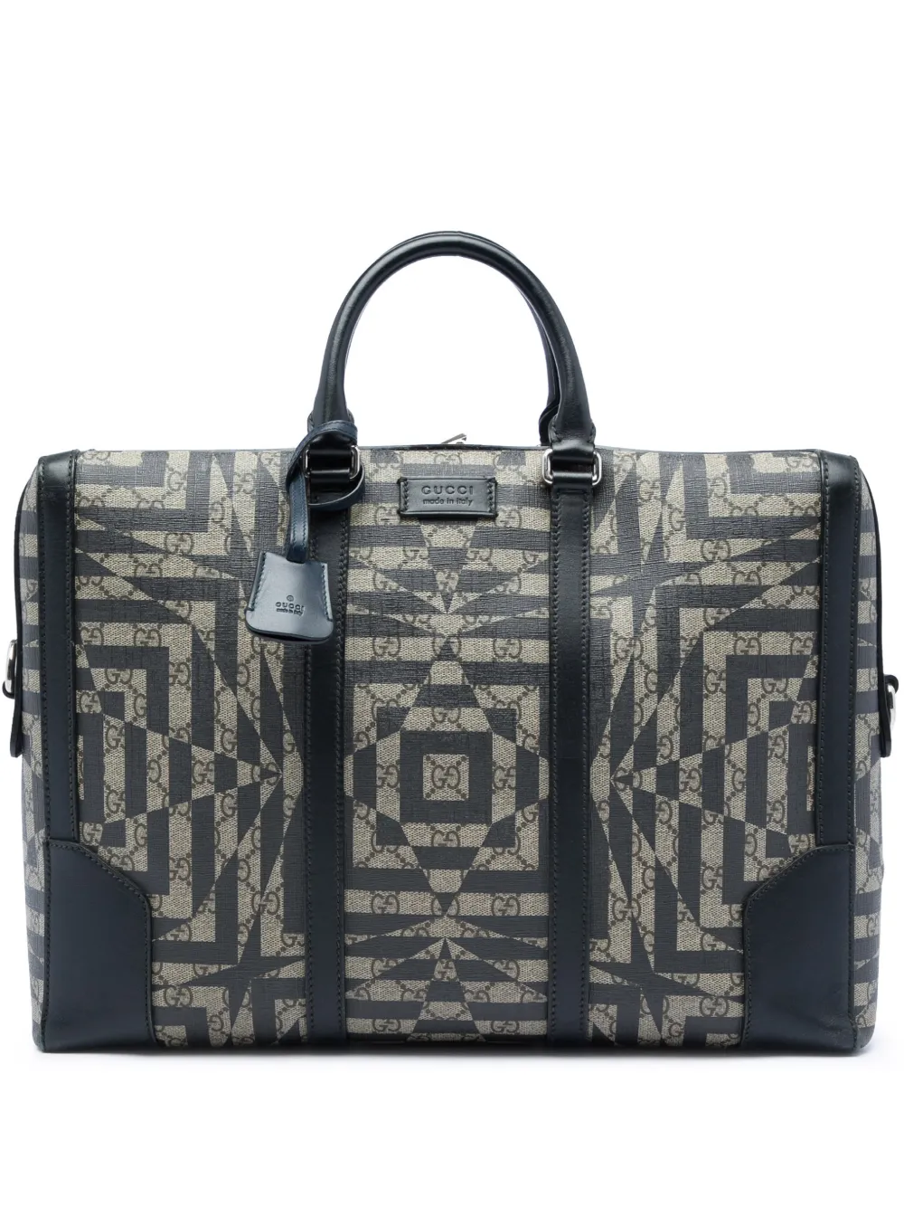 Gucci Pre-Owned 2016-2026 GG Supreme Caleido Eden Briefcase business bag - Toni neutri