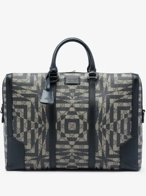 Gucci Pre-Owned 2016-2026 GG Supreme Caleido Eden Briefcase business bag