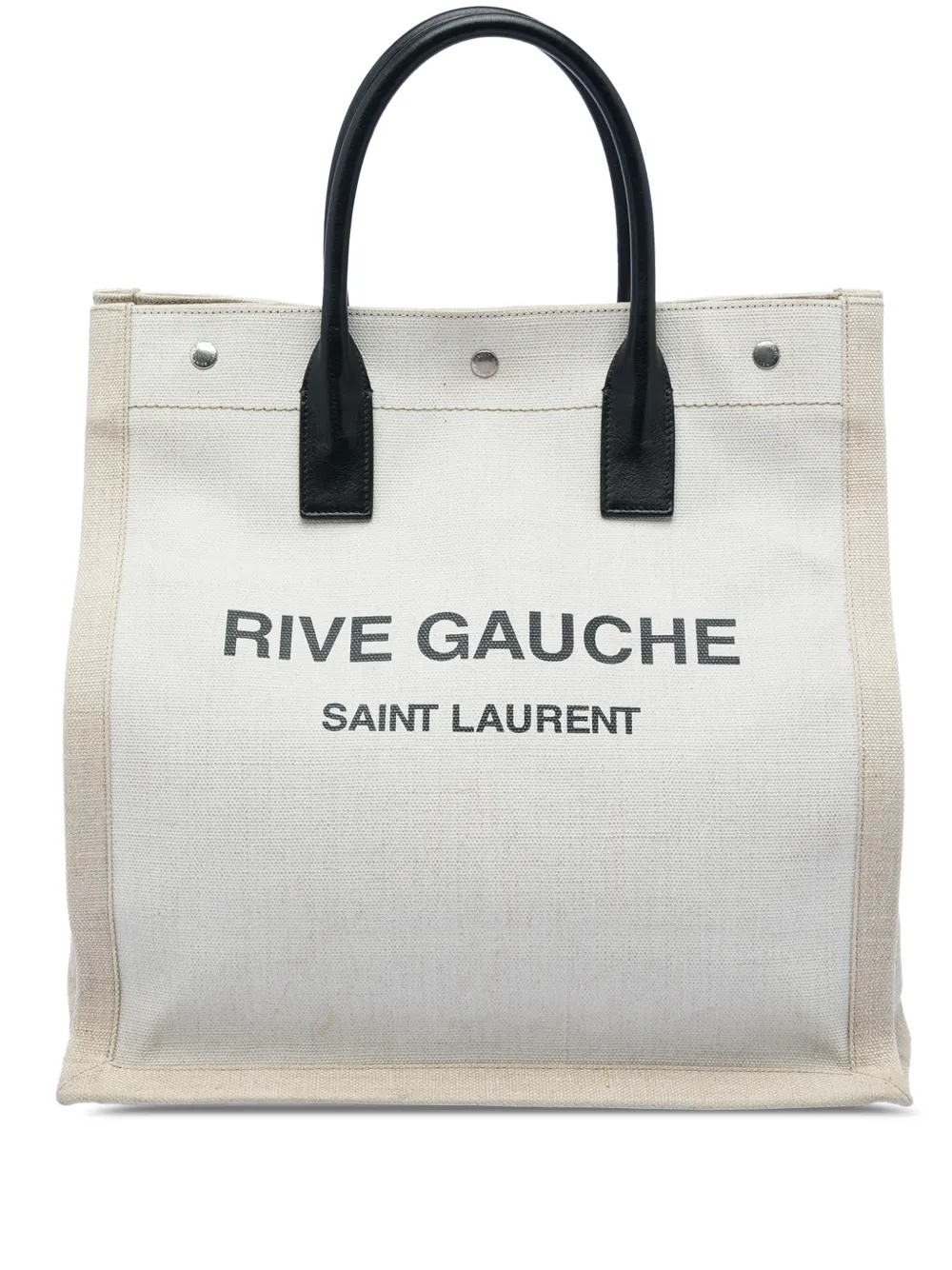 Saint Laurent Pre-Owned 2020 Canvas Rive Gauche North South tote bag - Marrone