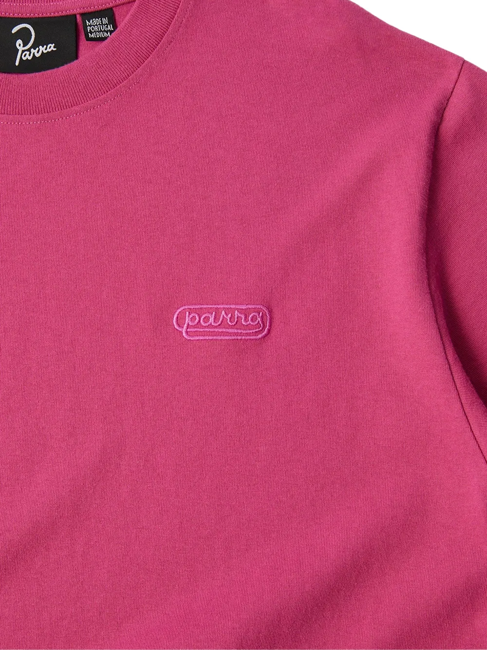 BY PARRA T-shirt met geborduurd logo Roze