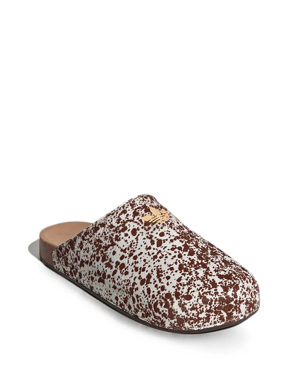 adidas Adimule calf-hair slides Wit
