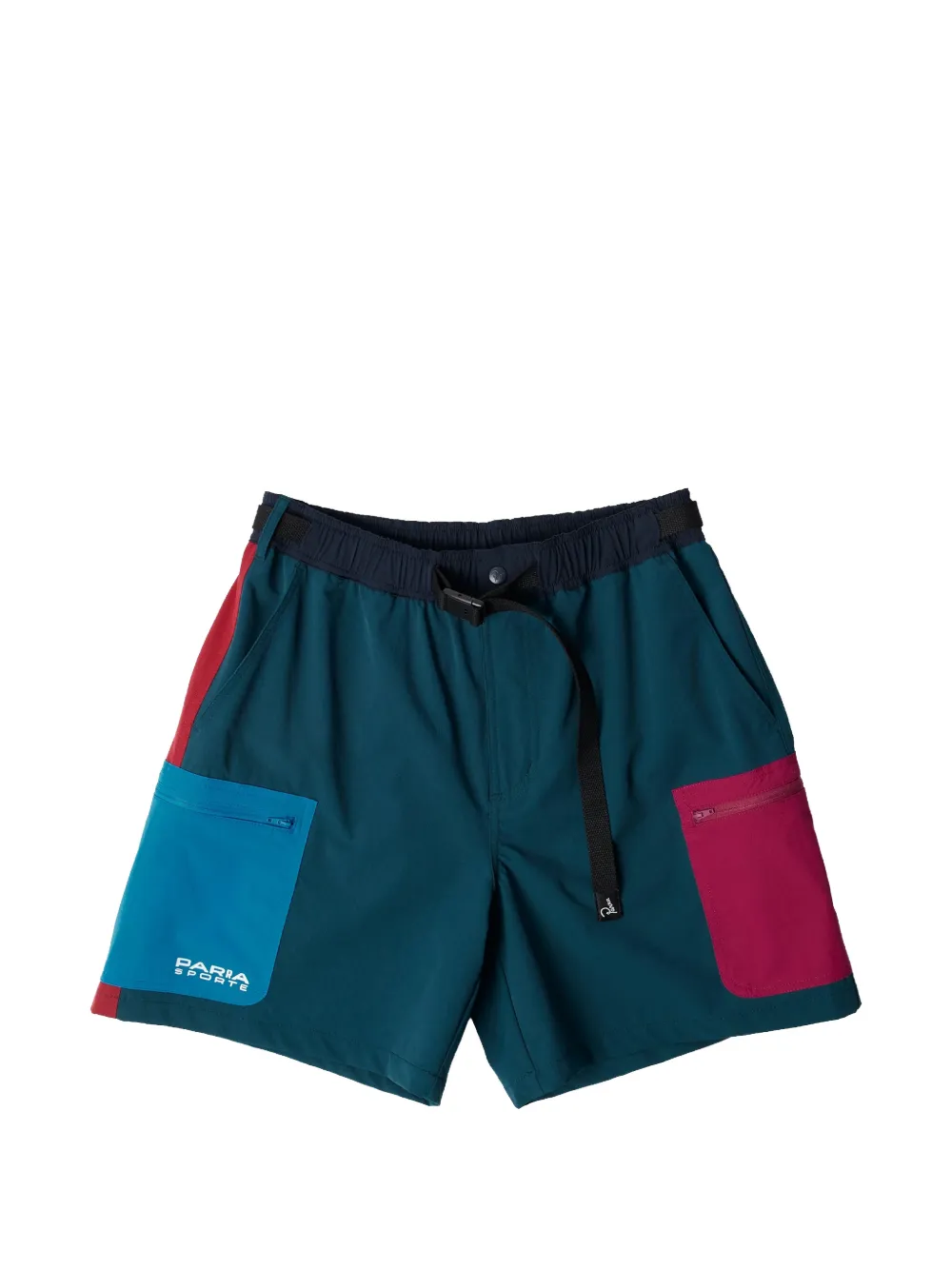 BY PARRA Hardly Hiked ripstop shorts - Verde
