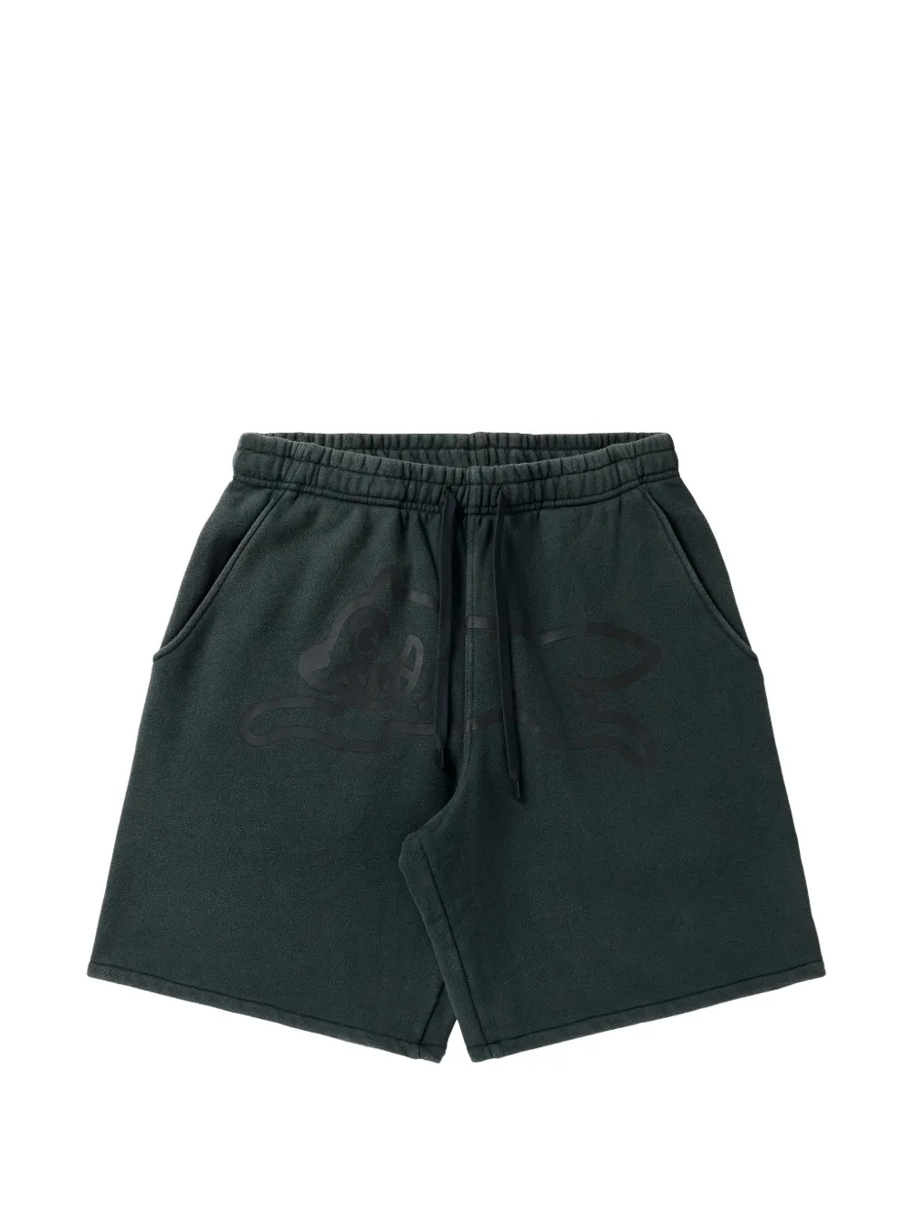ICECREAM logo-print jersey shorts - Schwarz