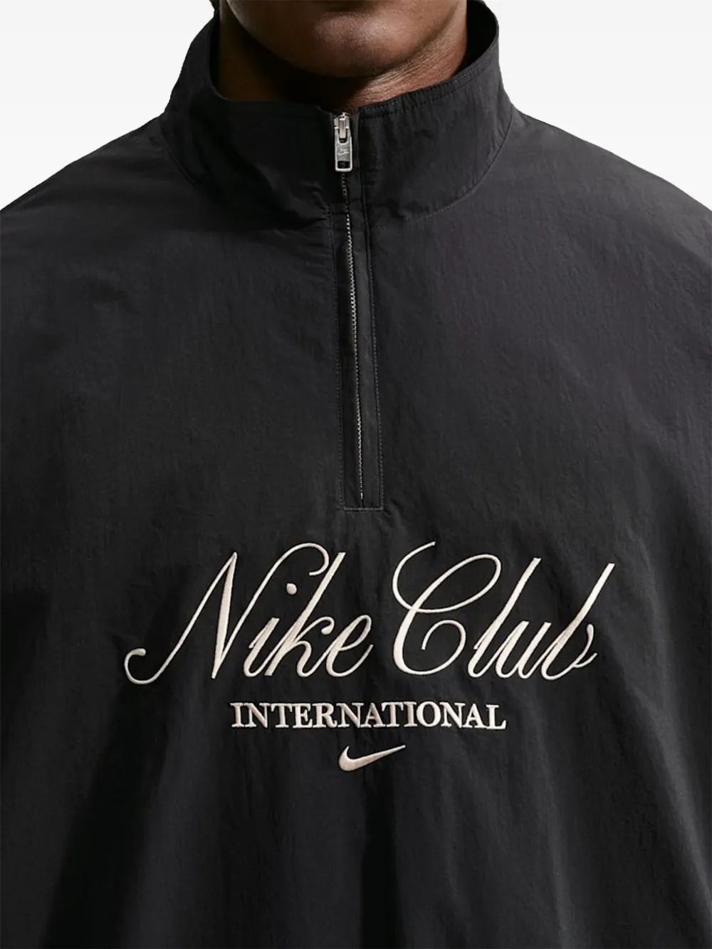 Nike Club 1 2 zip jacket Zwart