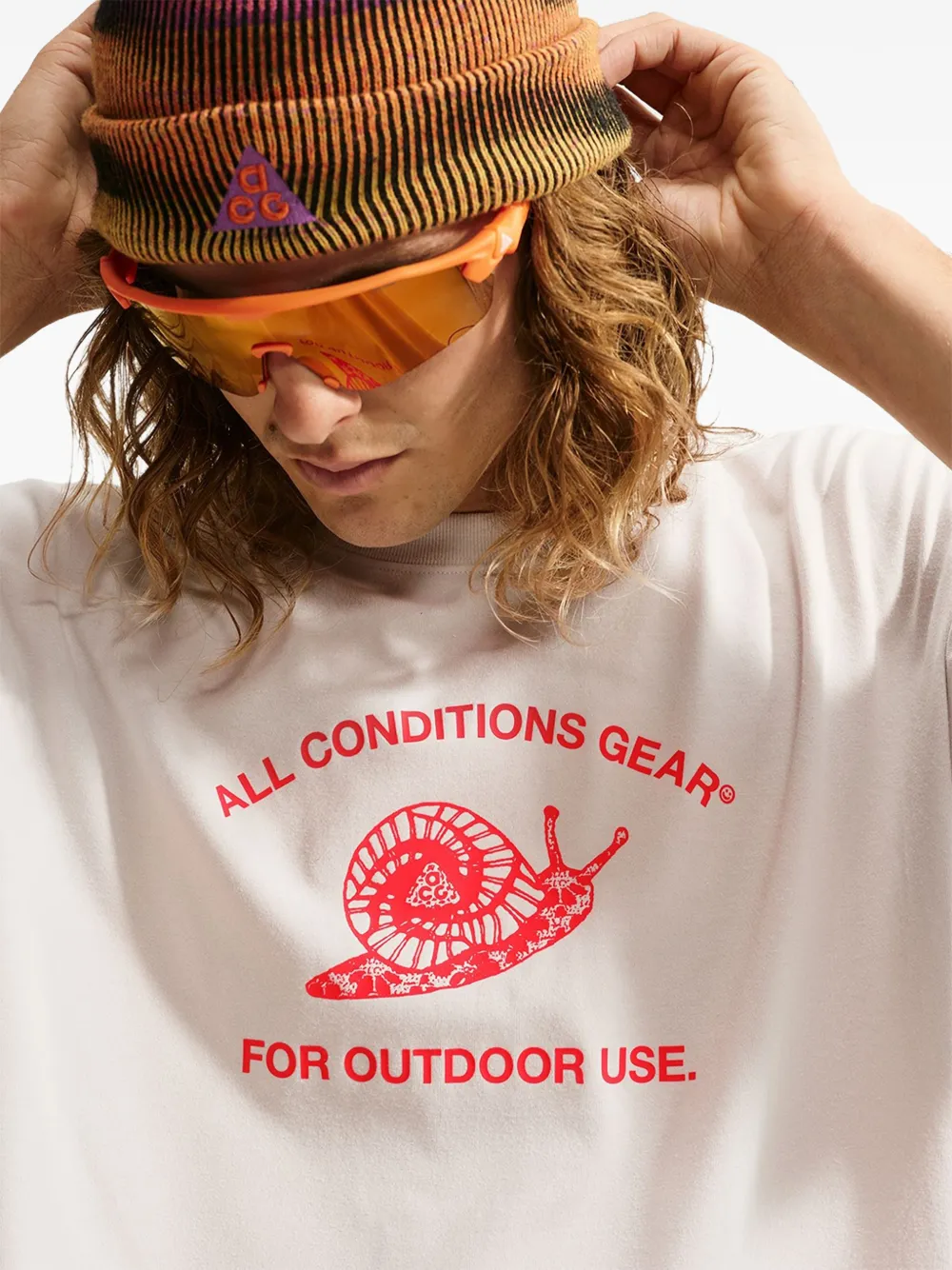 Nike ACG Dri-FIT graphic-print T-shirt Wit