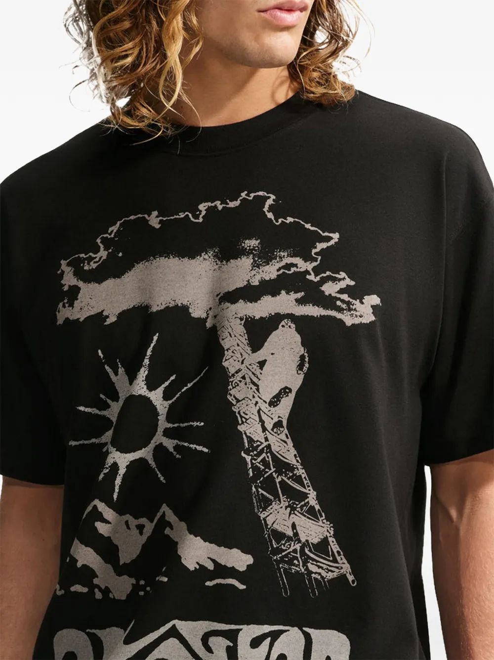 Nike ACG Dri-FIT graphic-print T-shirt Zwart