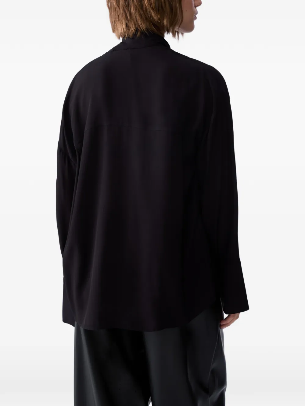 LIU JO Blouse met sjaal Zwart