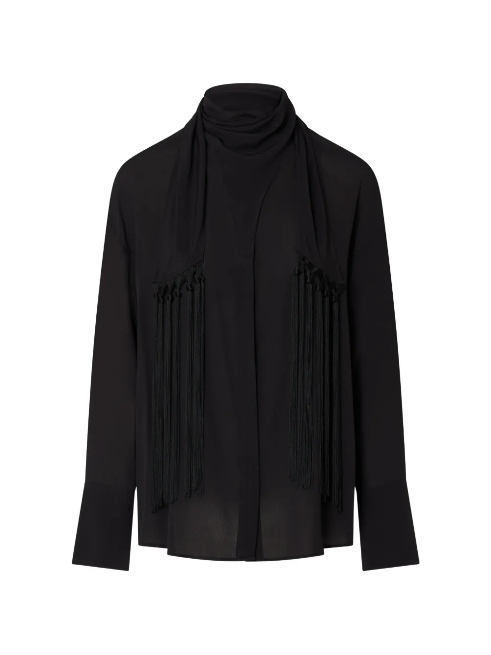 LIU JO shirt with scarf - Schwarz
