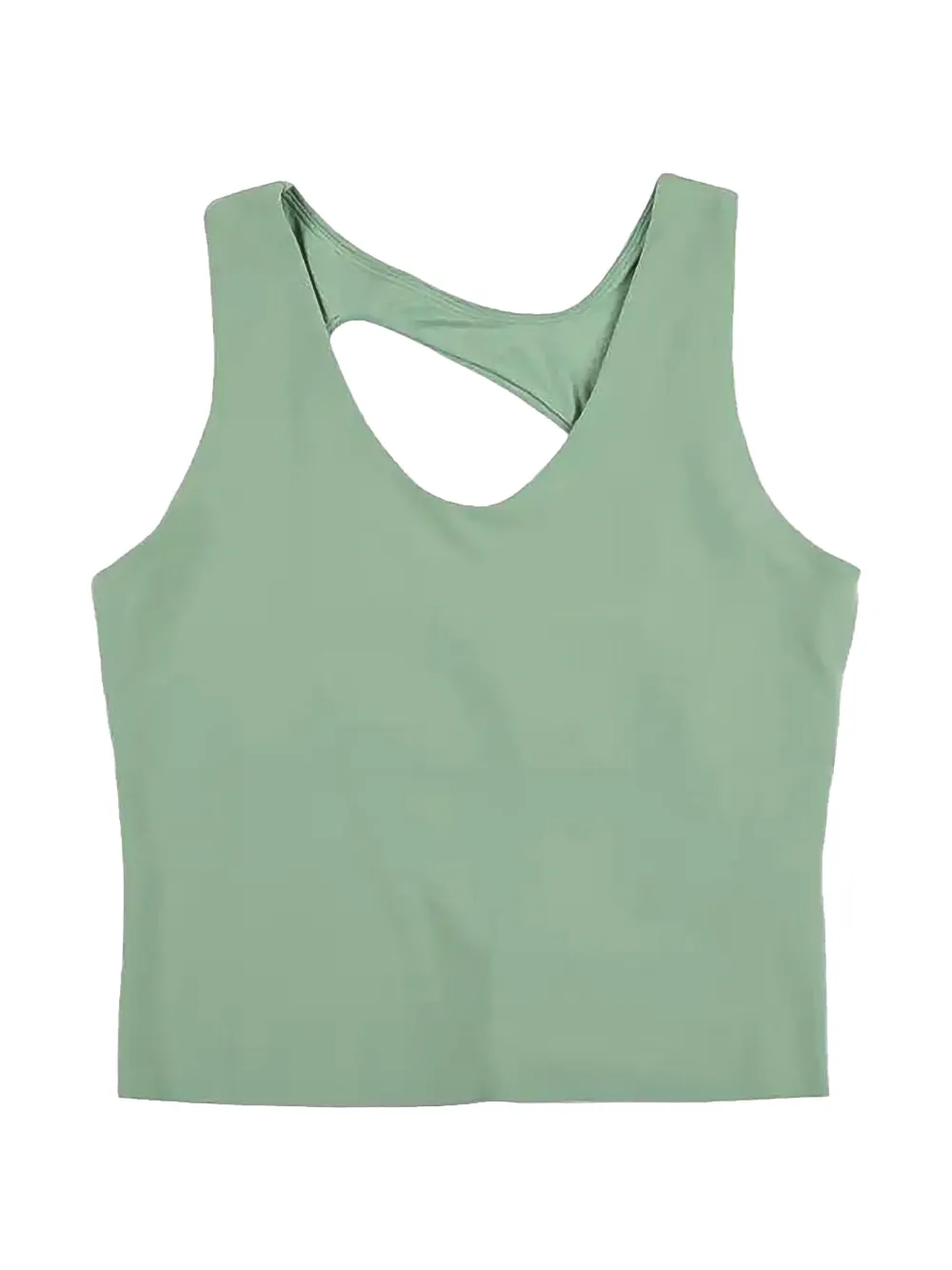 Nike Zenvy Dri-FIT tanktop met uitgesneden details Groen