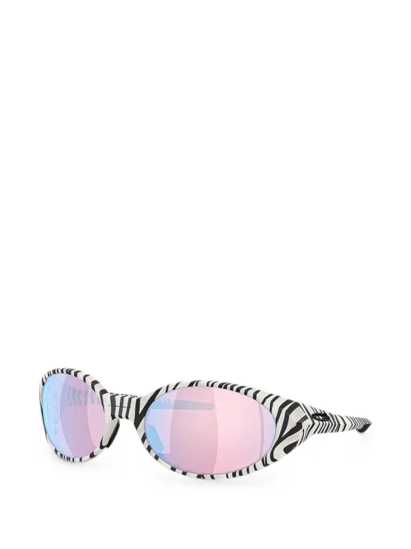OAKLEY EYE JACKET ピンク ホワイト グラデーション Oakley Eye Jacket™ Redux oval-frame Sunglasses | White | FARFETCH