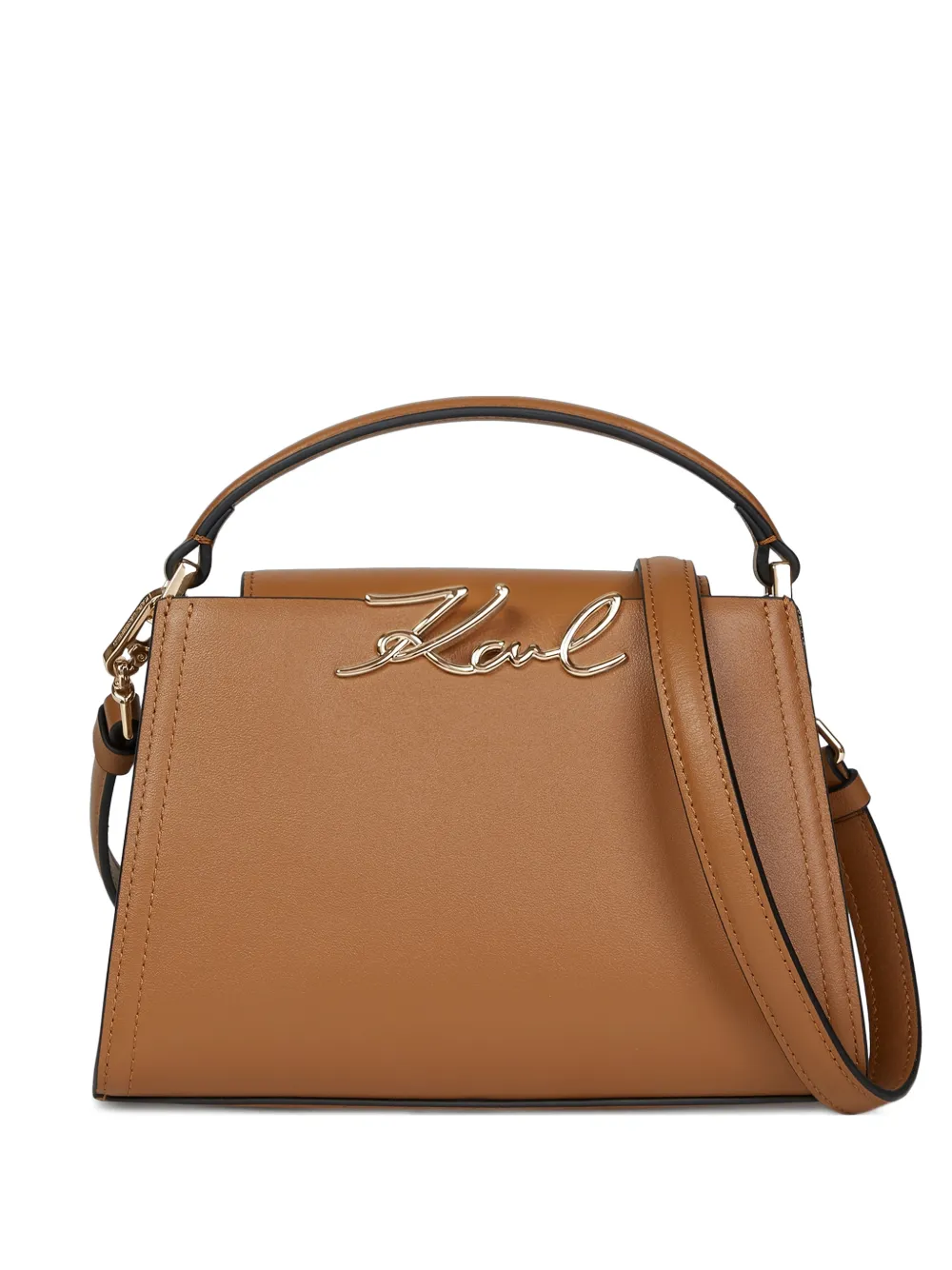 Karl Lagerfeld mini K/Signature top handle bag - Toni neutri