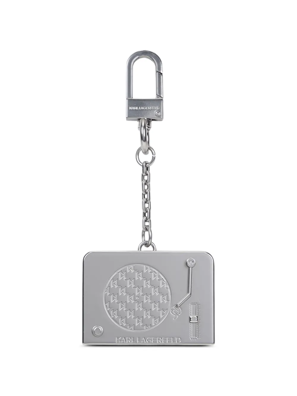 Karl Lagerfeld Ikon Record keychain - Silber