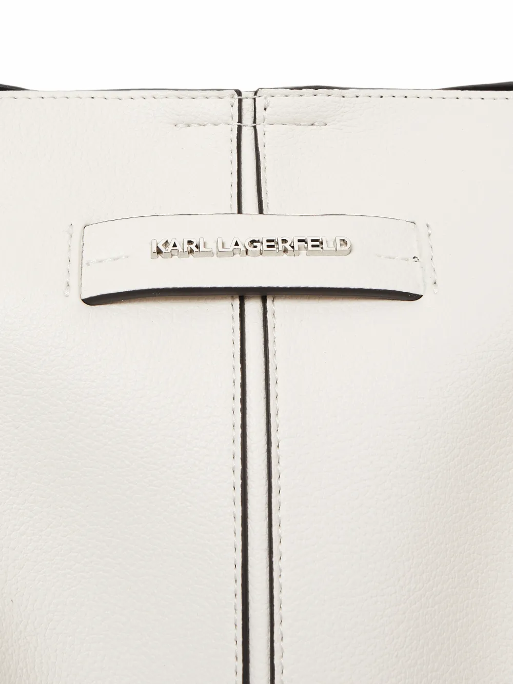 Karl Lagerfeld Medium K Pierced shopper Wit