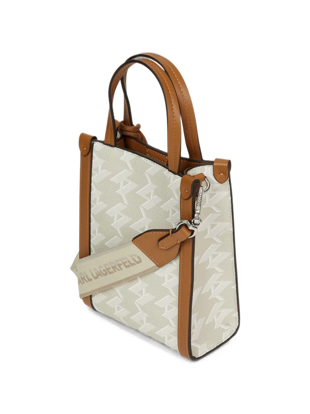 Karl Lagerfeld Ikon Monogram NS SM shopper Beige