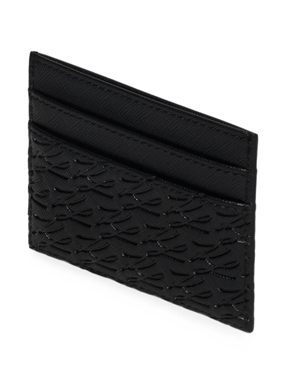 Karl Lagerfeld K Autograph pasjeshouder met vlak Zwart