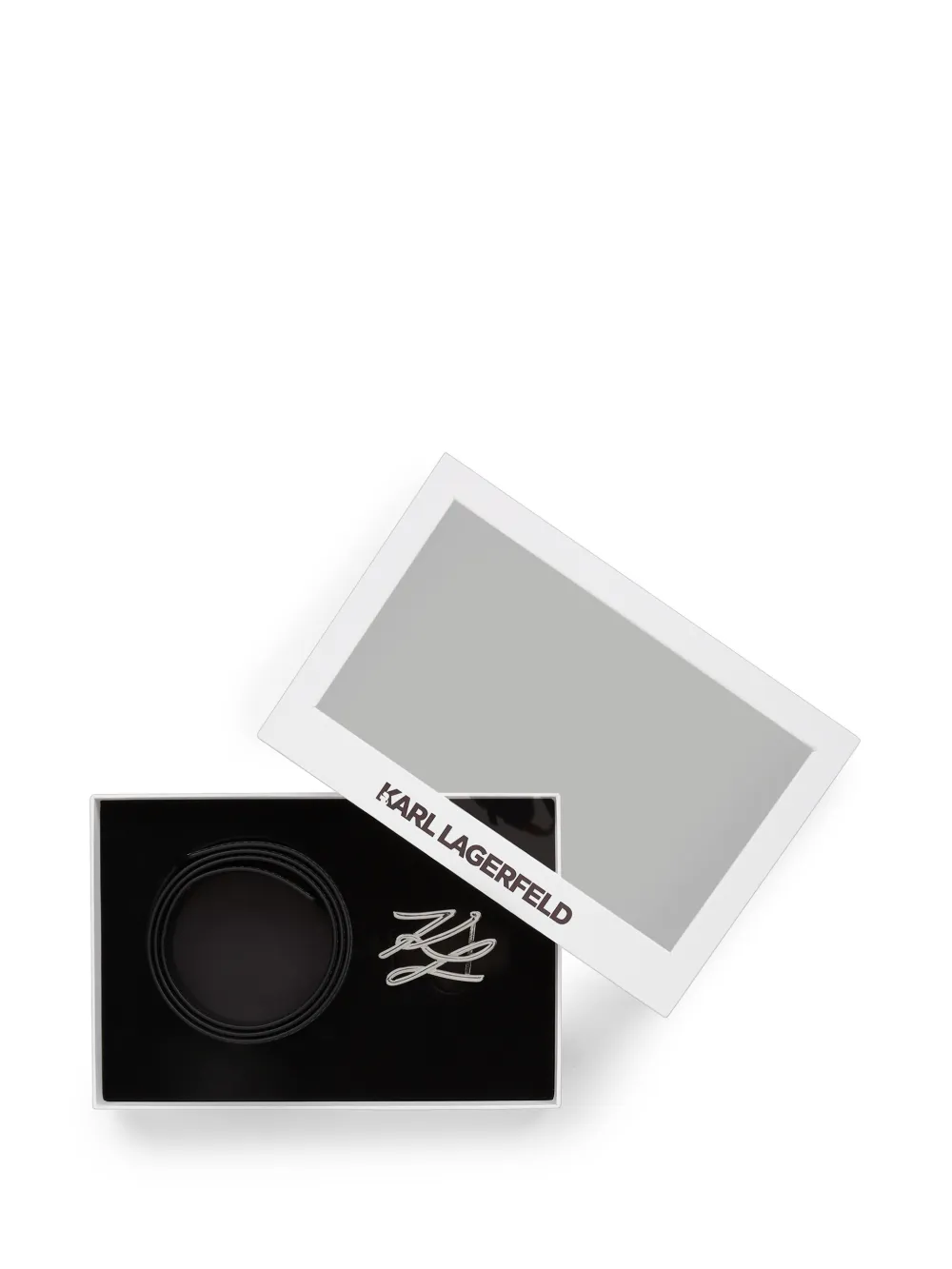 Karl Lagerfeld K Autograph h3 riem Zilver