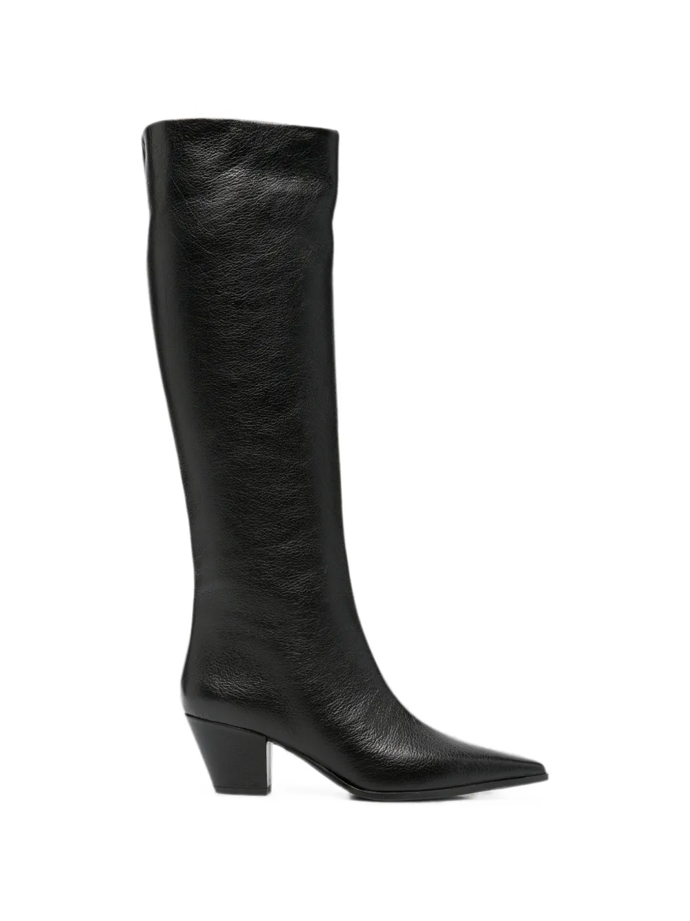 Roberto Festa Fredine point-toe knee-high boots Zwart