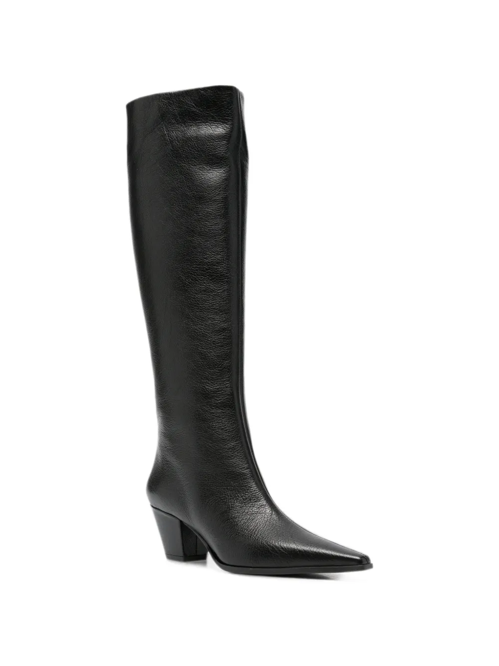 Roberto Festa Fredine point-toe knee-high boots Zwart