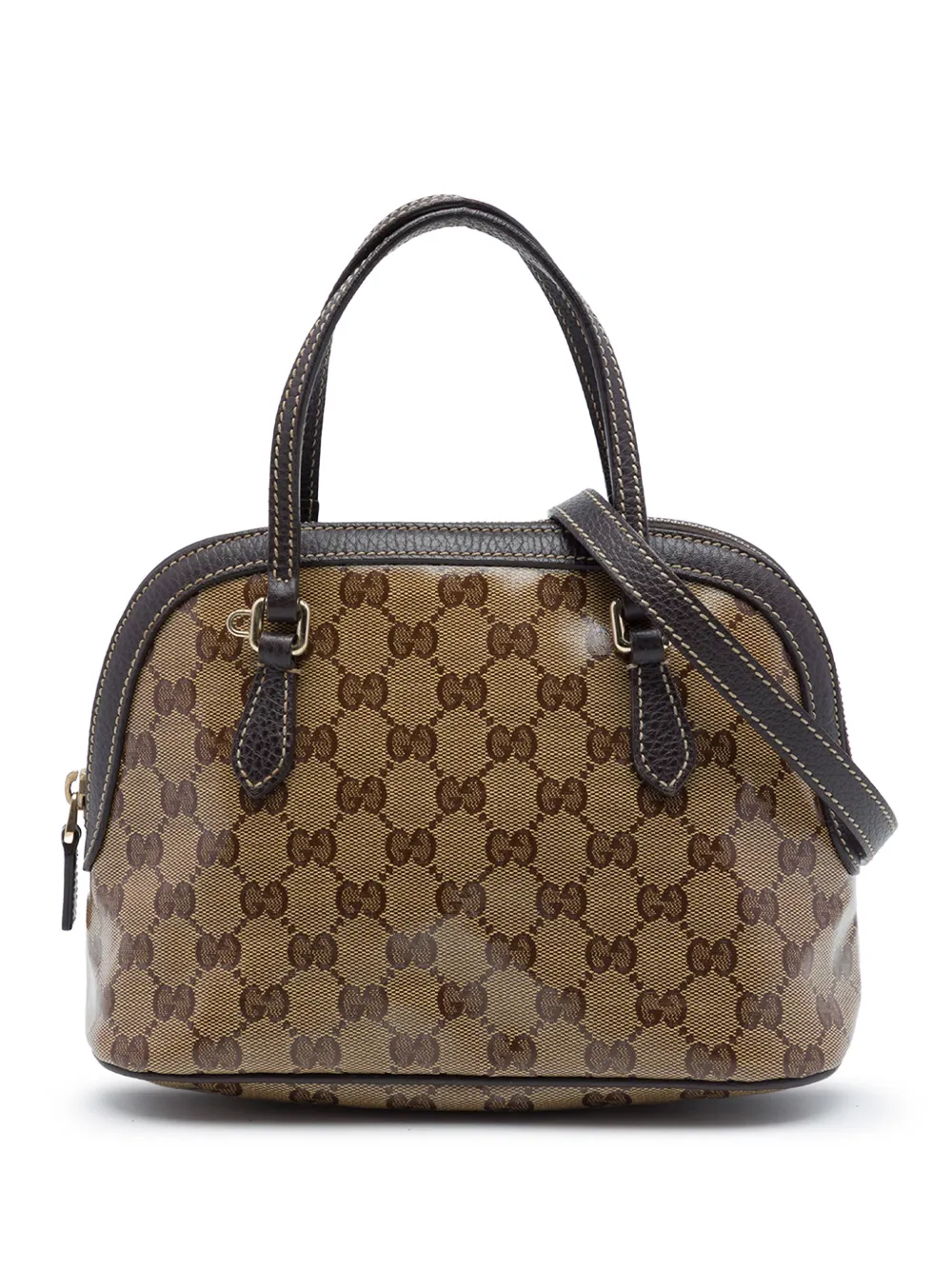 Gucci Pre-Owned Borsa a tracolla GG Crystal Dome mini 2016-2026 - Toni neutri