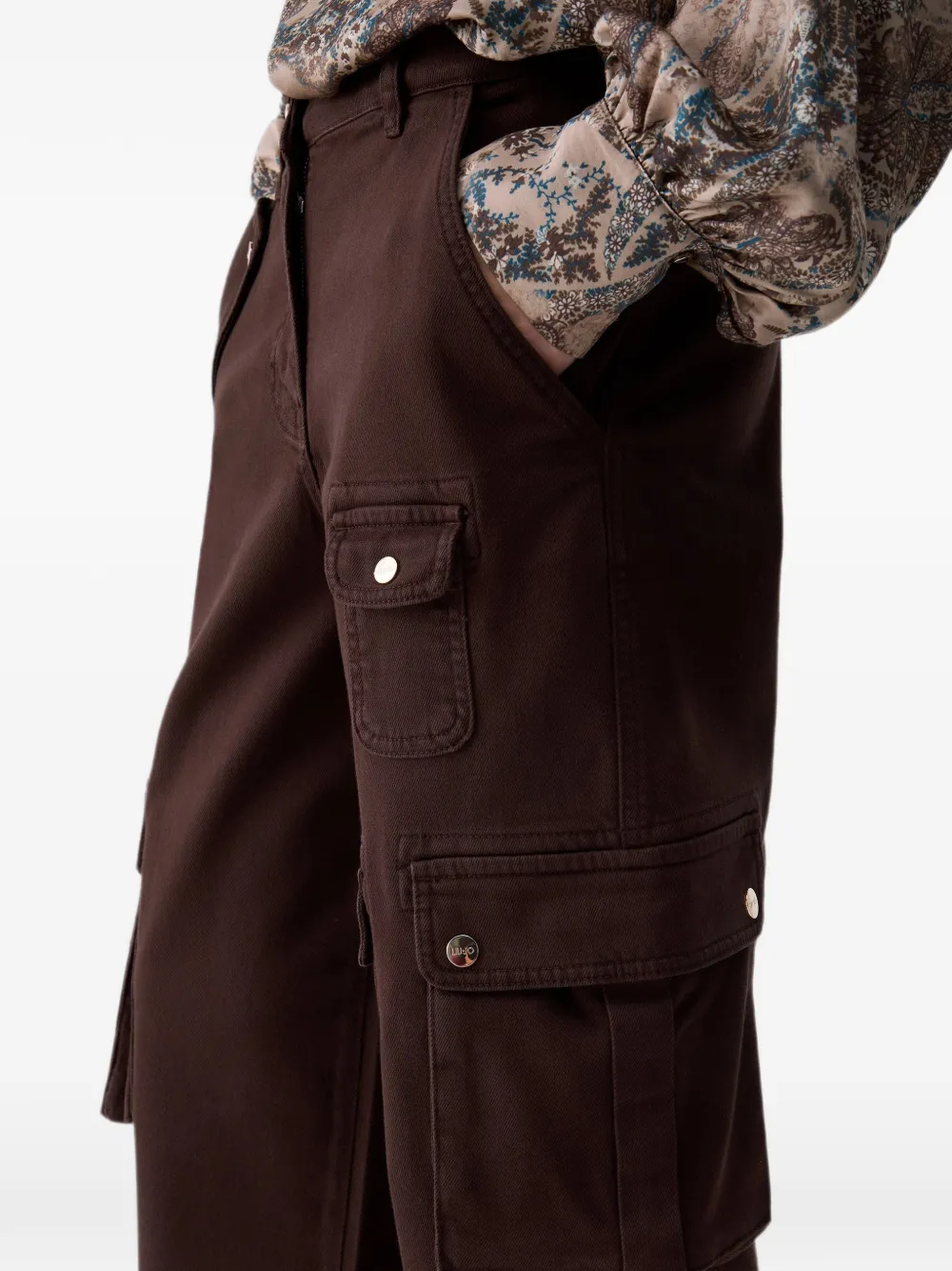 LIU JO Broek met zakken Bruin