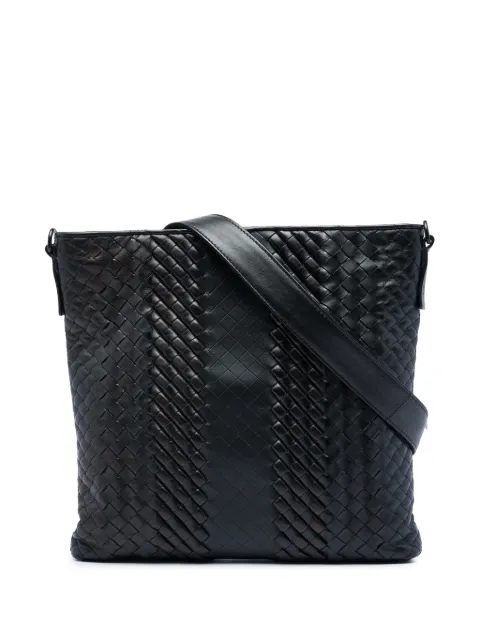 Bottega Veneta Pre-Owned 2012-2026 Leather Intreccio Imperatore crossbody bag
