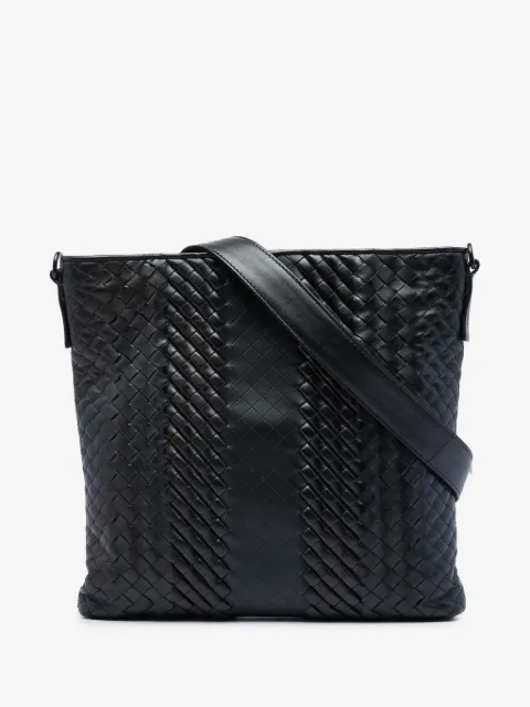 Bottega Veneta Pre-Owned 2012-2026 Leather Intreccio Imperatore crossbody bag