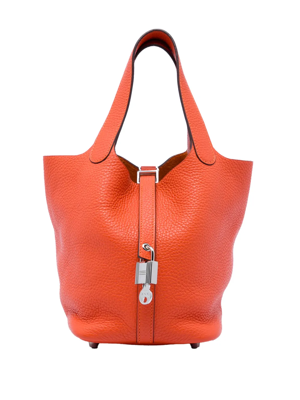 Hermès Pre-Owned 2016 Clemence Picotin Lock Handtasche 18cm - Orange