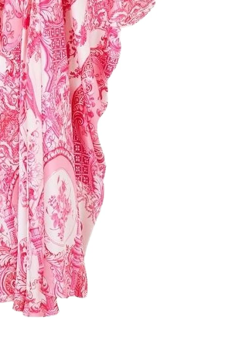 Camilla Maxi-jurk met bloemenprint Wit