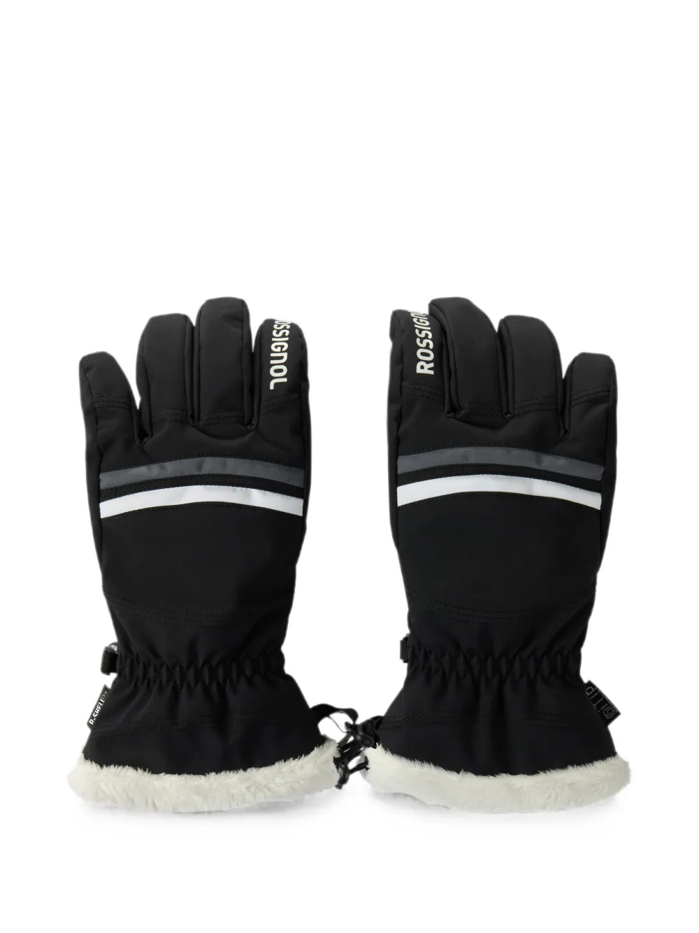 Rossignol R-Shell Dry Skihandschuhe mit Faux Fur - Schwarz