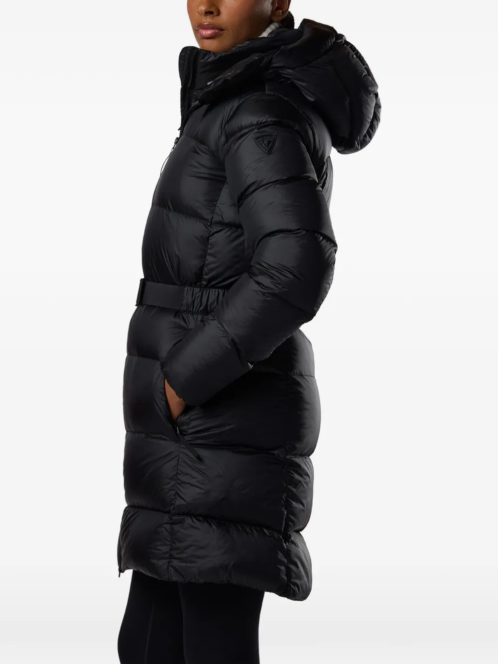 Rossignol Abel parka met ceintuur Zwart