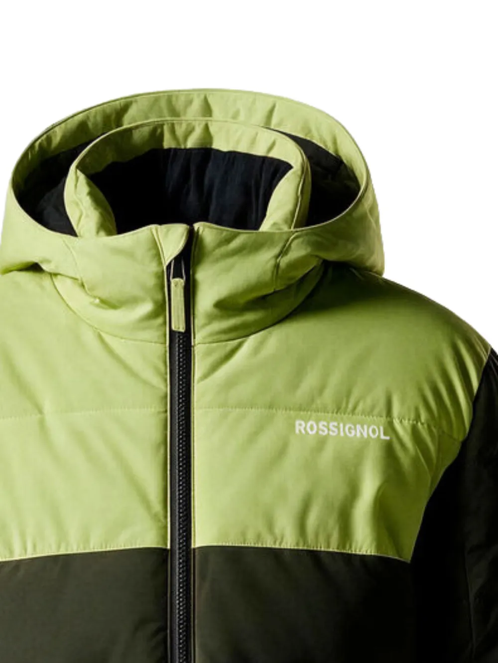 Rossignol Kids quilted hooded padded jacket Groen