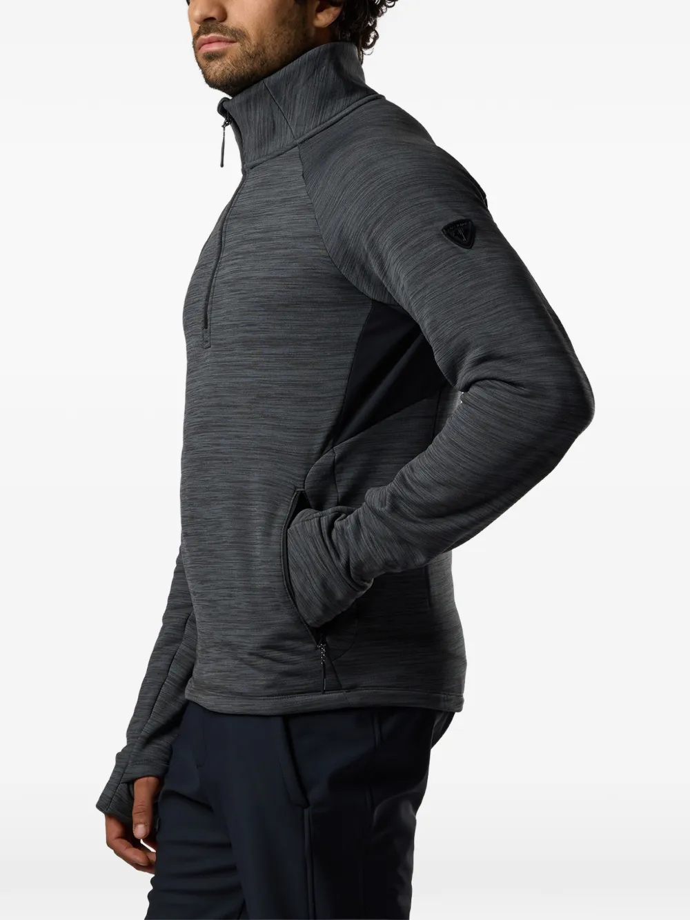Rossignol Fleece jack met halve rits Grijs