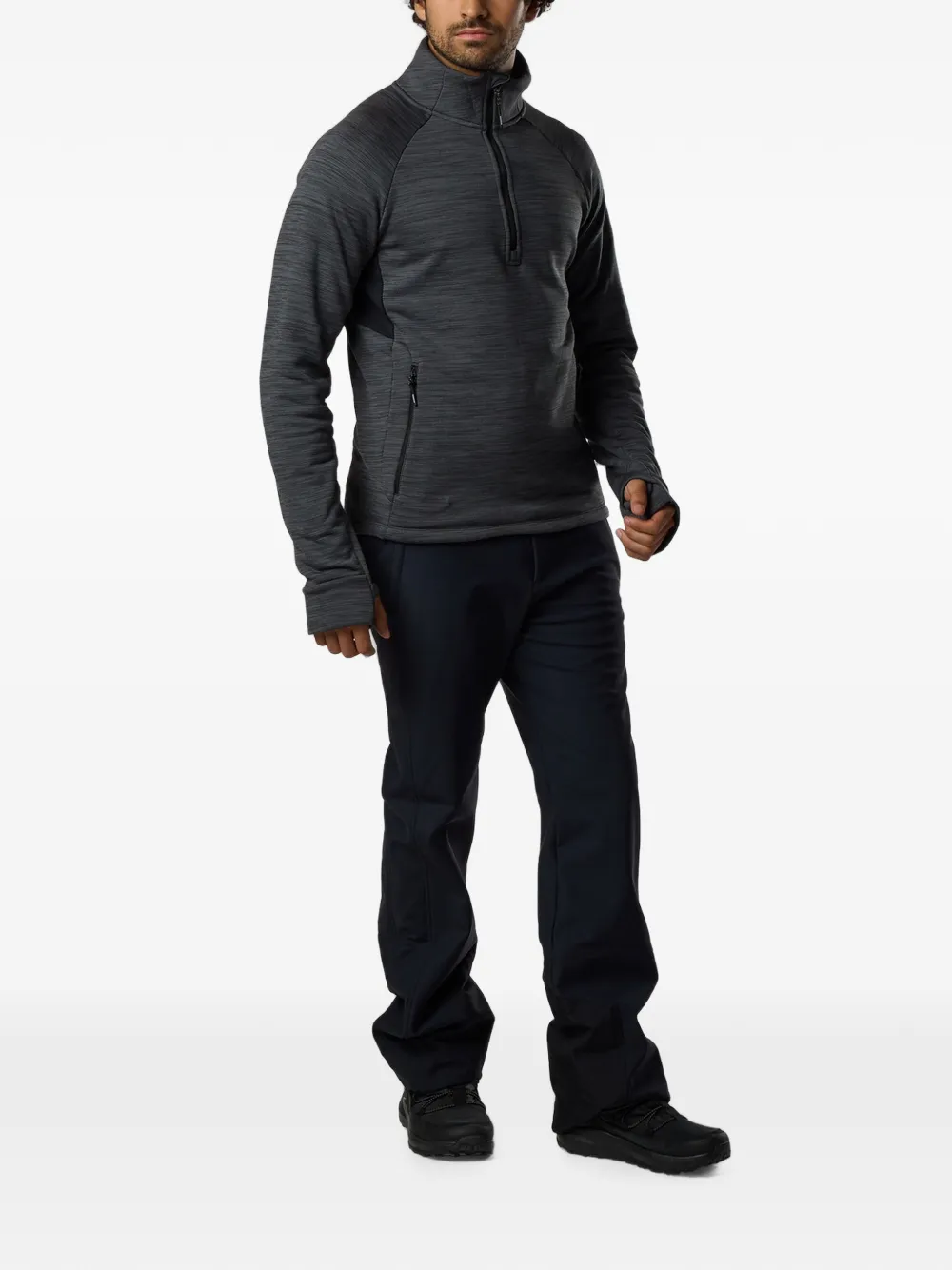 Rossignol Fleece jack met halve rits Grijs