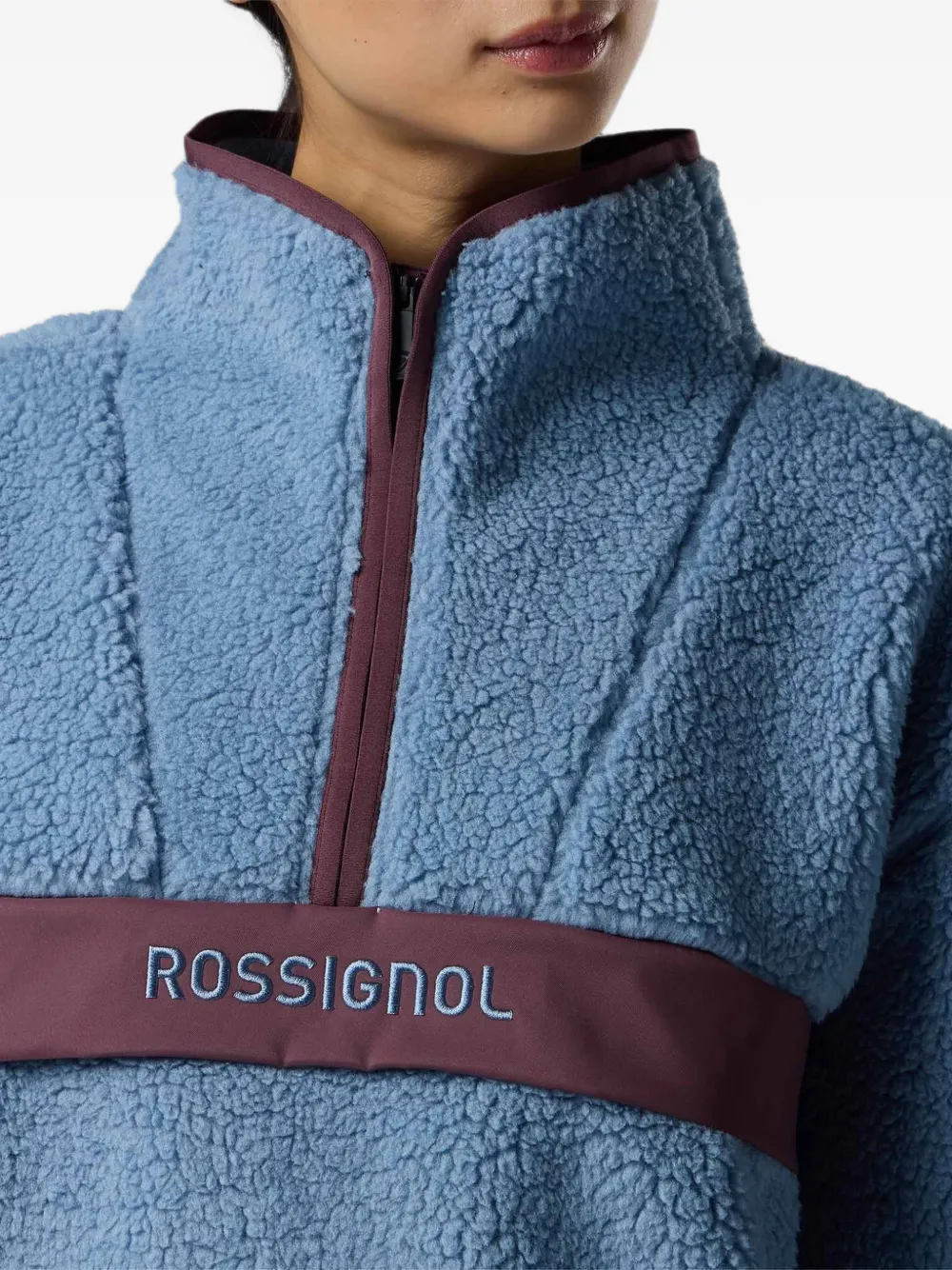 Rossignol Alltrack fleece jack met halve rits Blauw