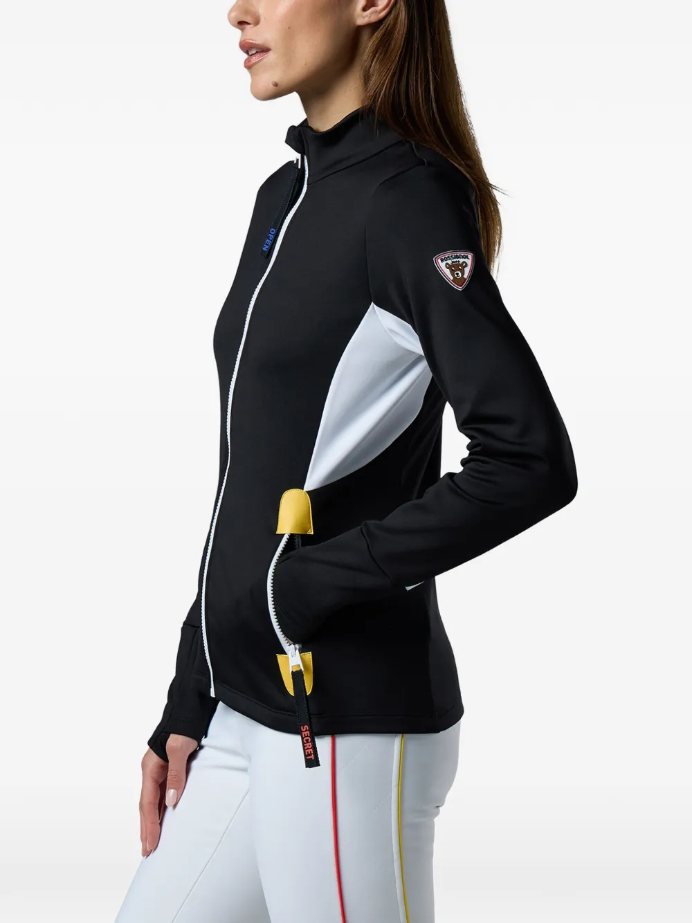 Rossignol JCC fleece jack Zwart