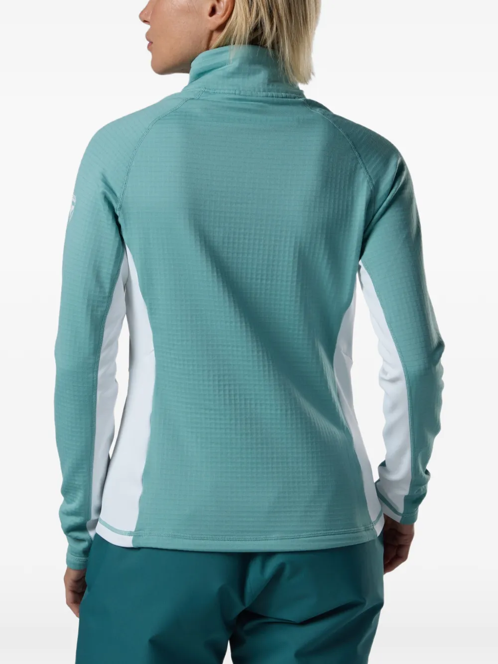 Rossignol Blackside Mix fleece sweater met halve rits Blauw