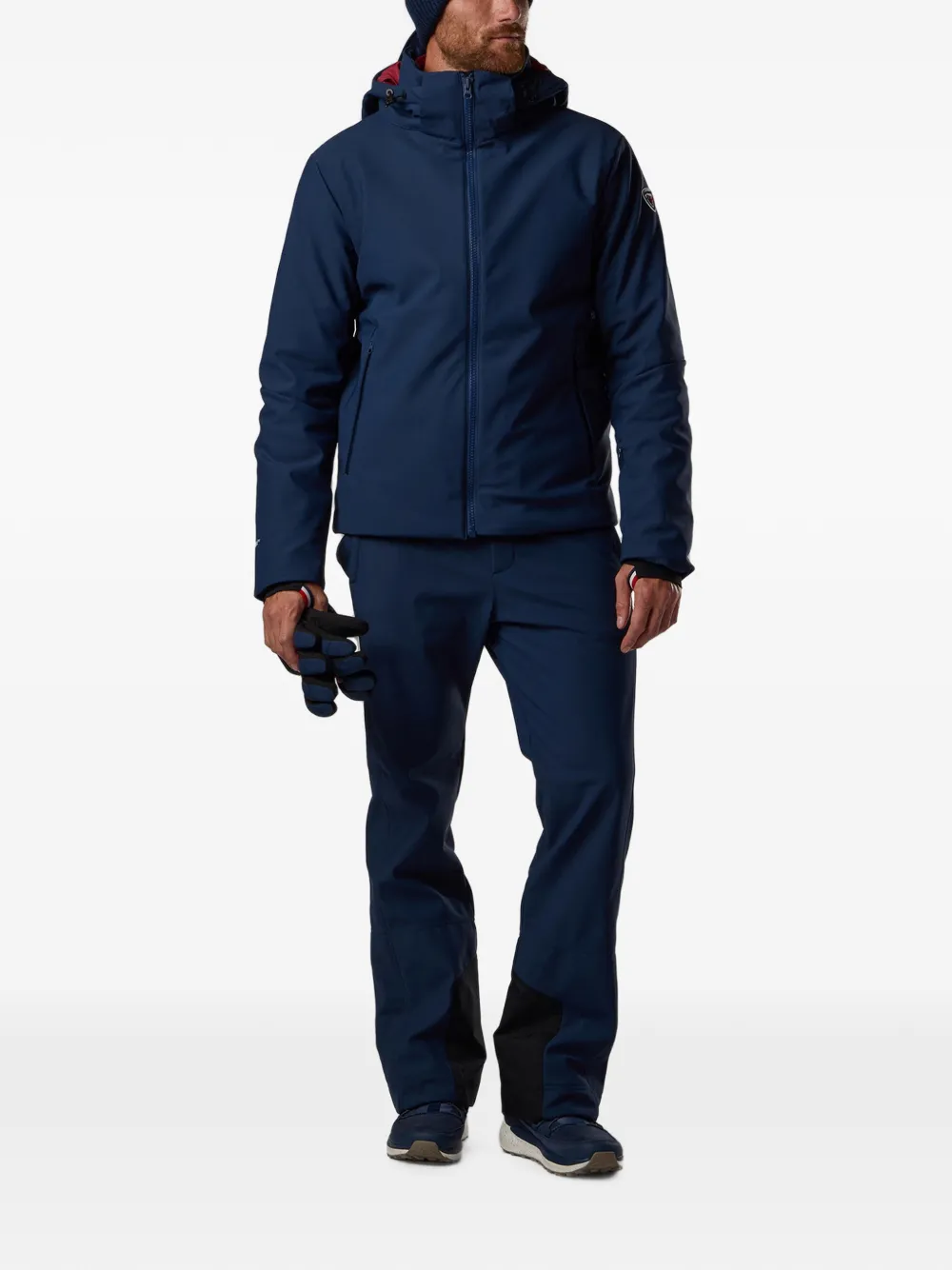 Rossignol Resort softshell jack met capuchon en rits Blauw