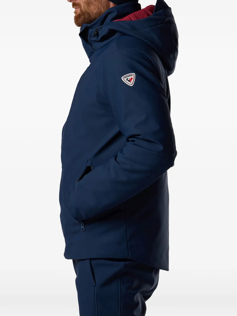 Rossignol Resort softshell jack met capuchon en rits Blauw