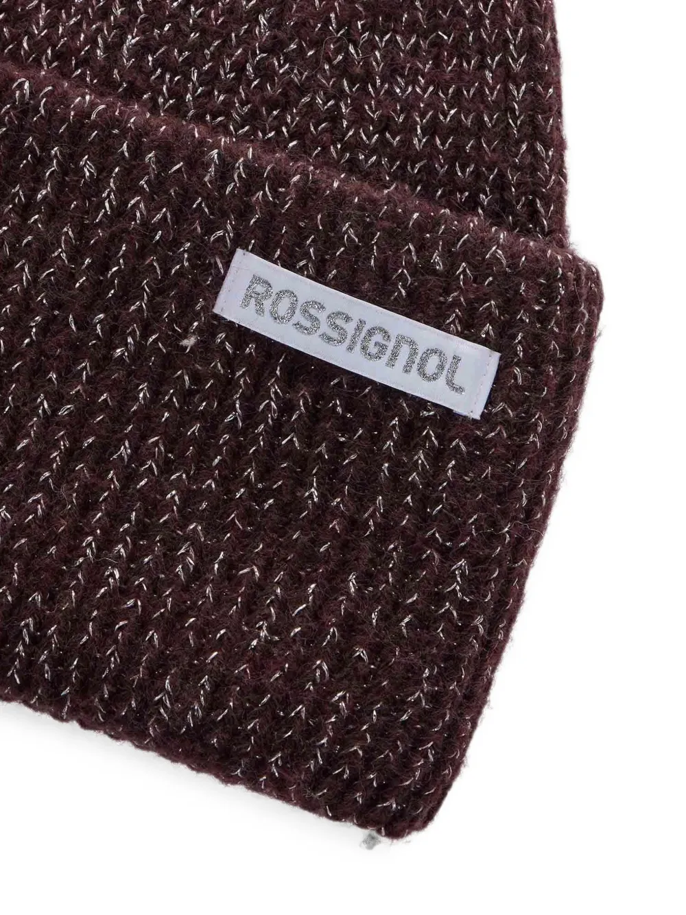 Rossignol Snowcrystal ribgebreide muts Paars