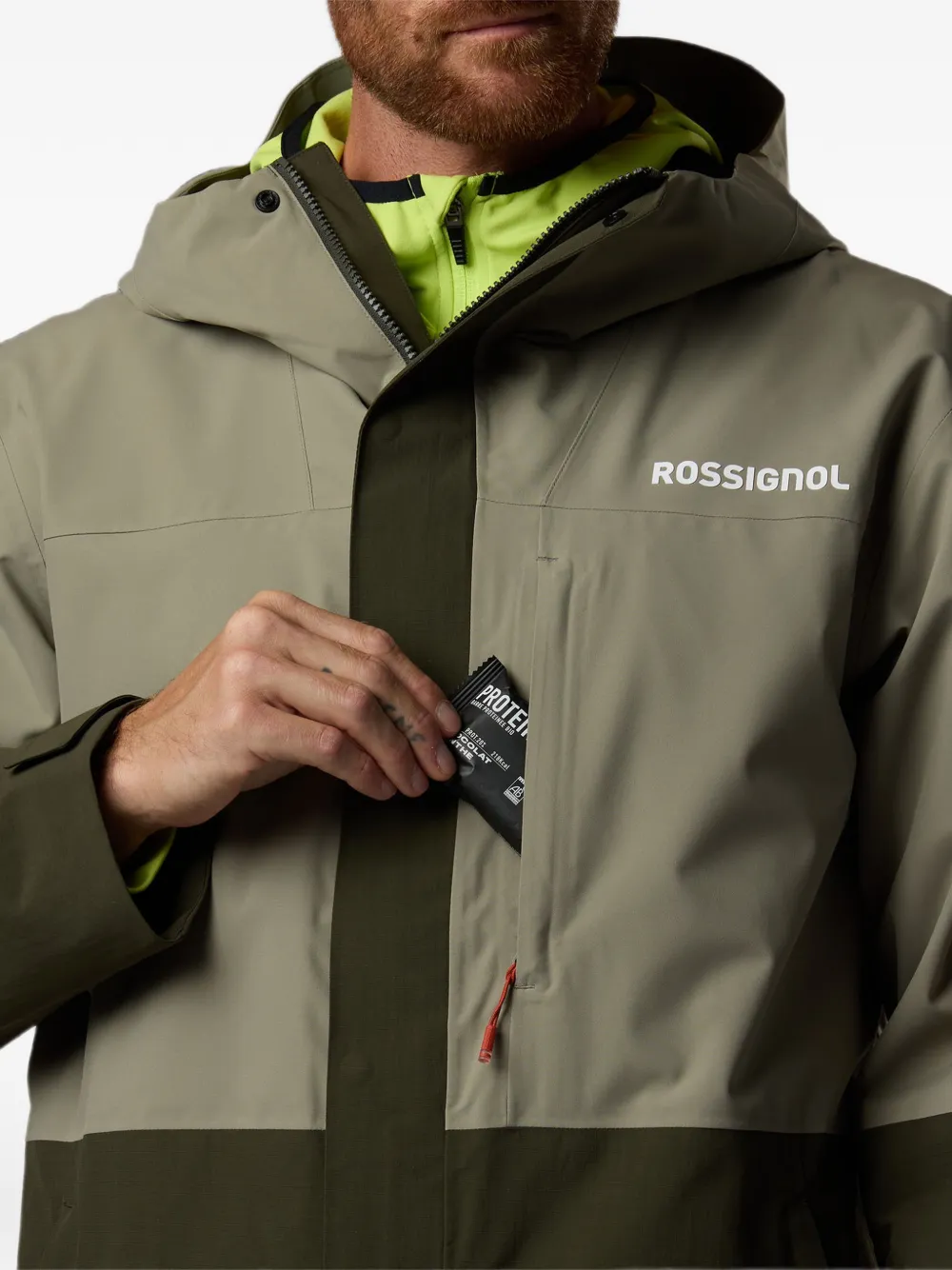 Rossignol Desafio 2L ski-jack met capuchon en hak Groen