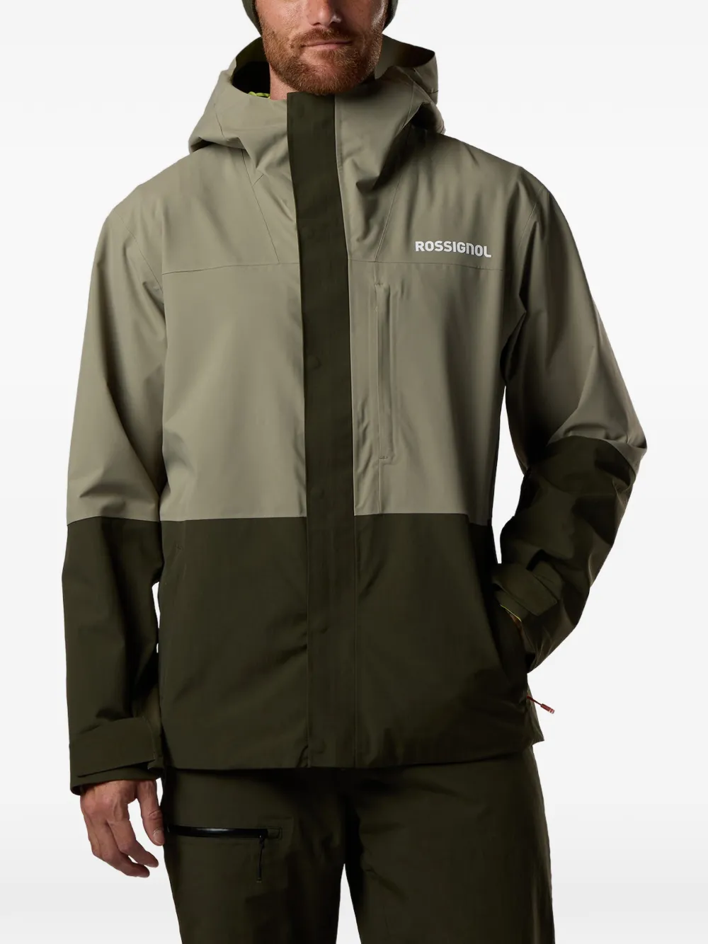 Rossignol Desafio 2l Sheel Hooded Ski Jacket In Green