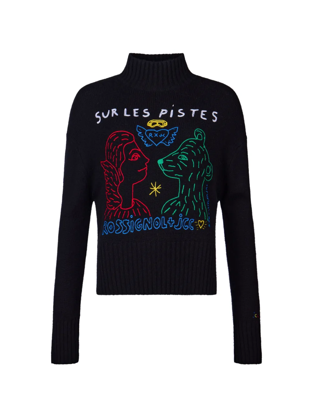 Rossignol Jcc High-neck Sweater In Black