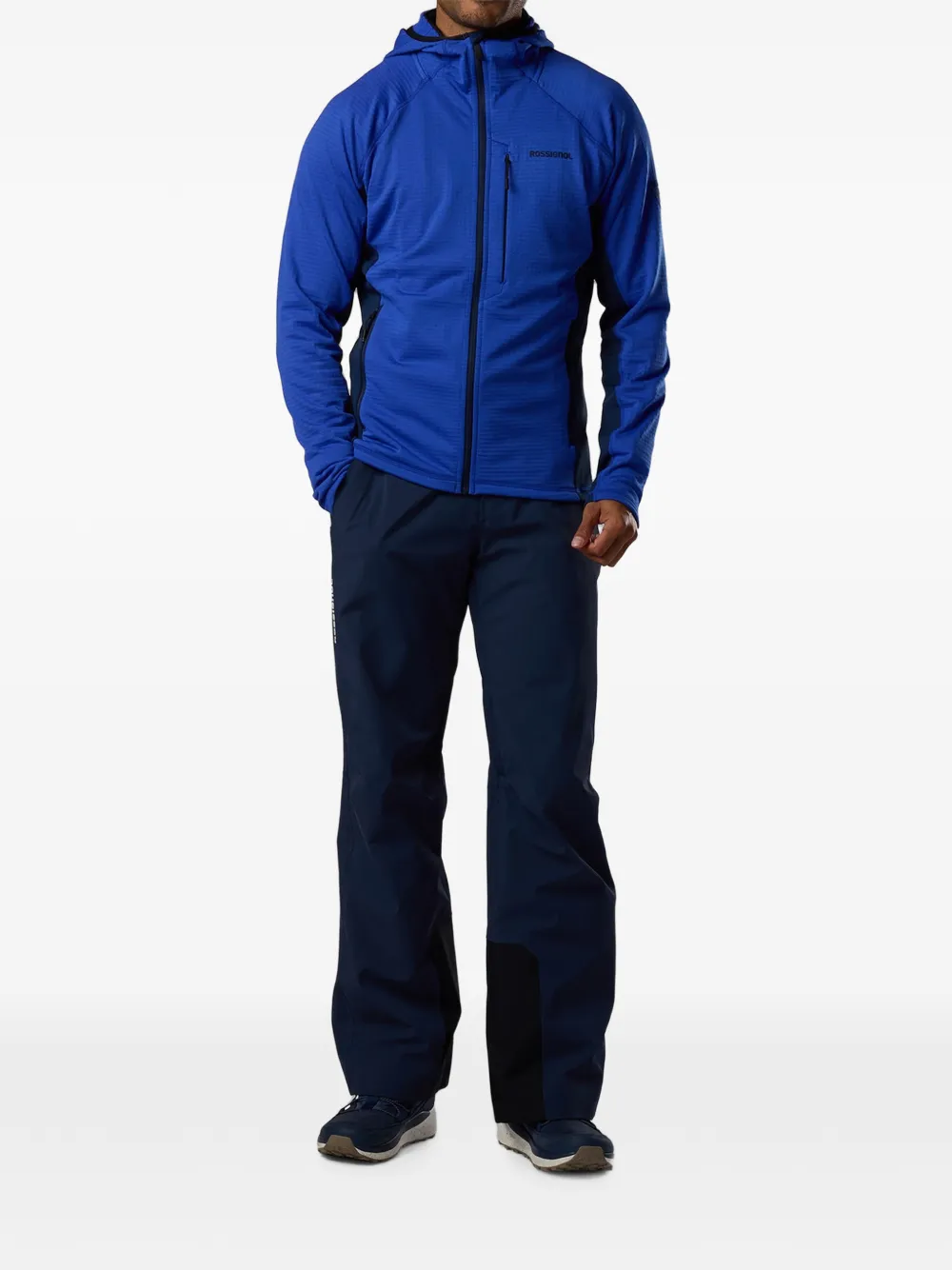 Rossignol Blackside fleece tas met capuchon en rits Blauw